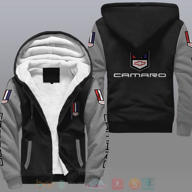 NEW Chevrolet Camaro Car Fleece Jacket 2 Chevrolet Camaro Car Fleece Hoodie 1