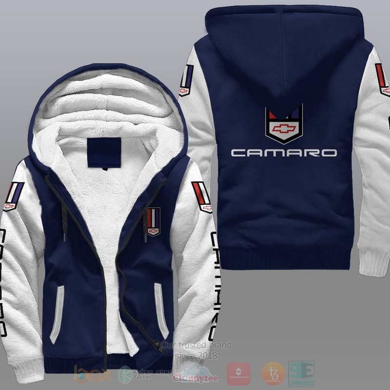 NEW Chevrolet Camaro Car Fleece Jacket 3 Chevrolet Camaro Car Fleece Hoodie 1 2