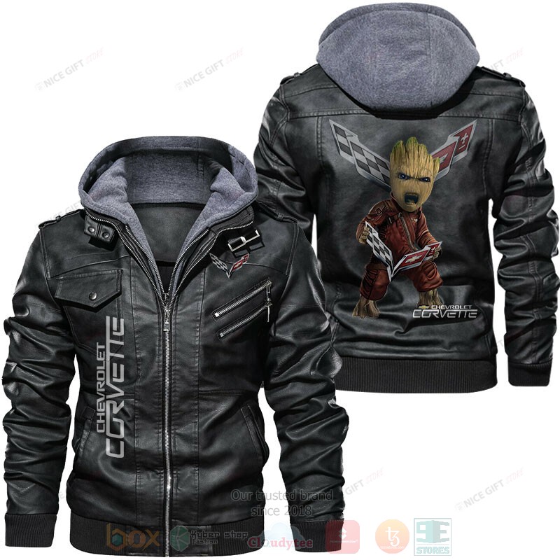 Chevrolet Corvette Baby Groot Leather Jacket
