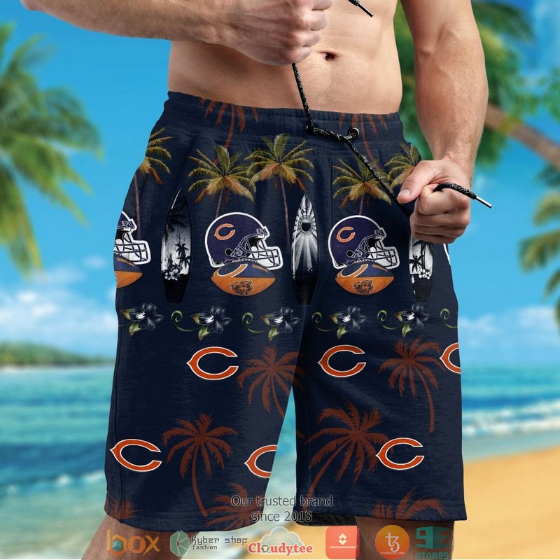 Chicago Bears Coconut Hawaiian shirt, short 5 Chicago Bears Coconut Hawaiian shirt short 1 2 3 4