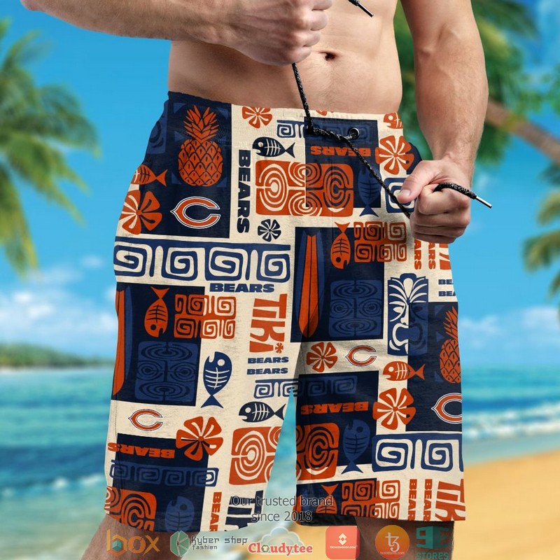 Chicago Bears Fish pineapple Hawaiian shirt, short 5 Chicago Bears Fish pineapple Hawaiian shirt short 1 2 3 4