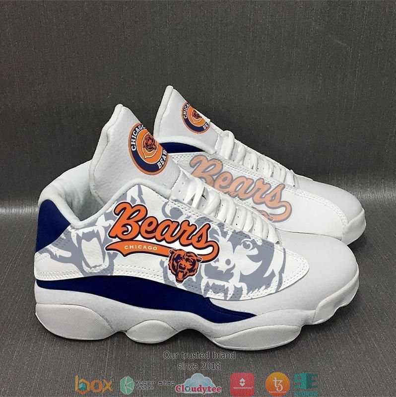 Chicago Bears Team NFL Air Jordan 13 Sneaker Shoes 1 Chicago Bears Team NFL Air Jordan 13 Sneaker Shoes