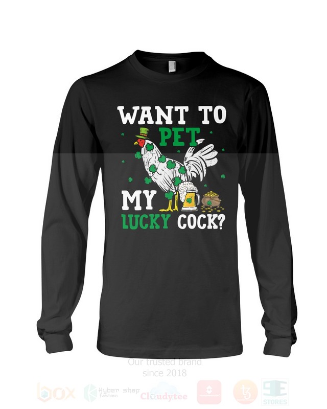 BEST Chicken Want To Pet My Lucky Cock Unisex T-Shirt, Hoodie 3 Chicken Want To Pet My Lucky Cock 2D Hoodie Shirt 1 2