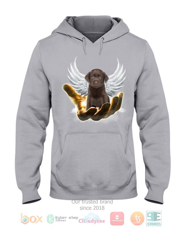 Chocolate Labrador Golden Hand Heaven Wings 2D shirt hoodie 1 2 3 4 5 6 7 8 9 10 11 12 13