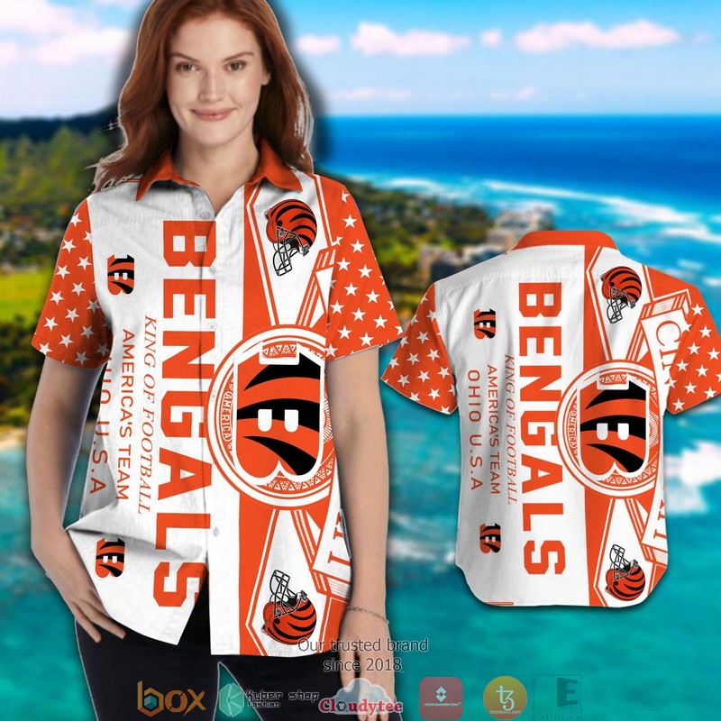 Cincinnati Bengals King of football Americas team Hawaiian Shirt 1