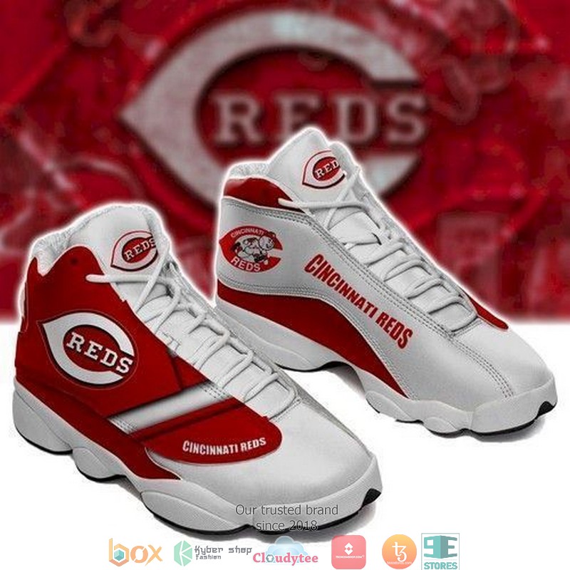 Cincinnati Reds Football Team MLB Air Jordan 13 Sneaker Shoes 1 Cincinnati Reds Football Team MLB Air Jordan 13 Sneaker Shoes