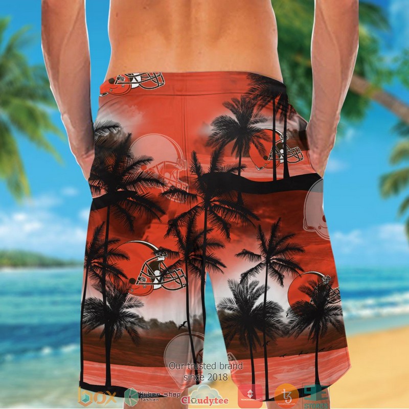 Cleveland Browns Coconut island Ocean Hawaiian Shirt, short 6 Cleveland Browns Coconut island Ocean Hawaiian Shirt short 1 2 3 4 5