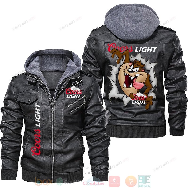 Coors Light Taz Leather Jacket