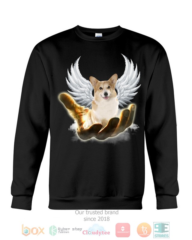 Corgi Golden Hand Heaven Wings 2D shirt hoodie 1 2 3 4 5 6 7 8 9 10