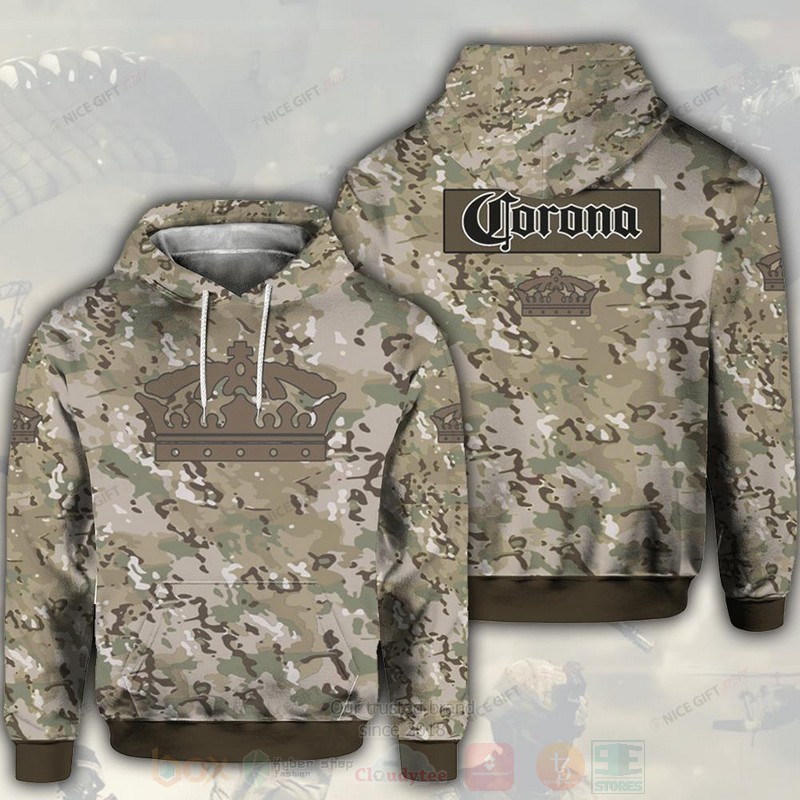 Corona Extra Camouflage 3D Hoodie