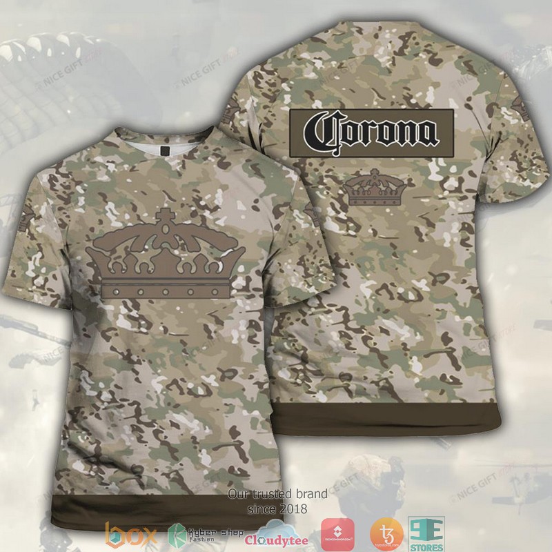 Corona Extra Camouflage 3D T shirt