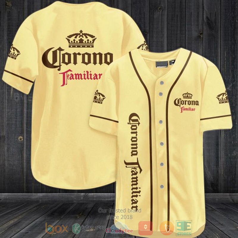 Corona Familiar Beer baseball jersey