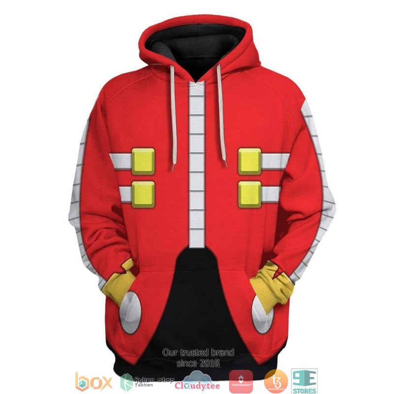 Cosplay Sonic Dr Eggman 3D Hoodie, Zip Hoodie 3 Cosplay Sonic Dr Eggman 3D Hoodie Zip Hoodie 1 2
