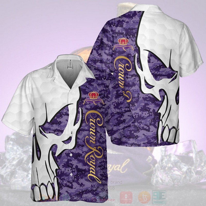 Crown Royal Skull Hawaiian Shirt