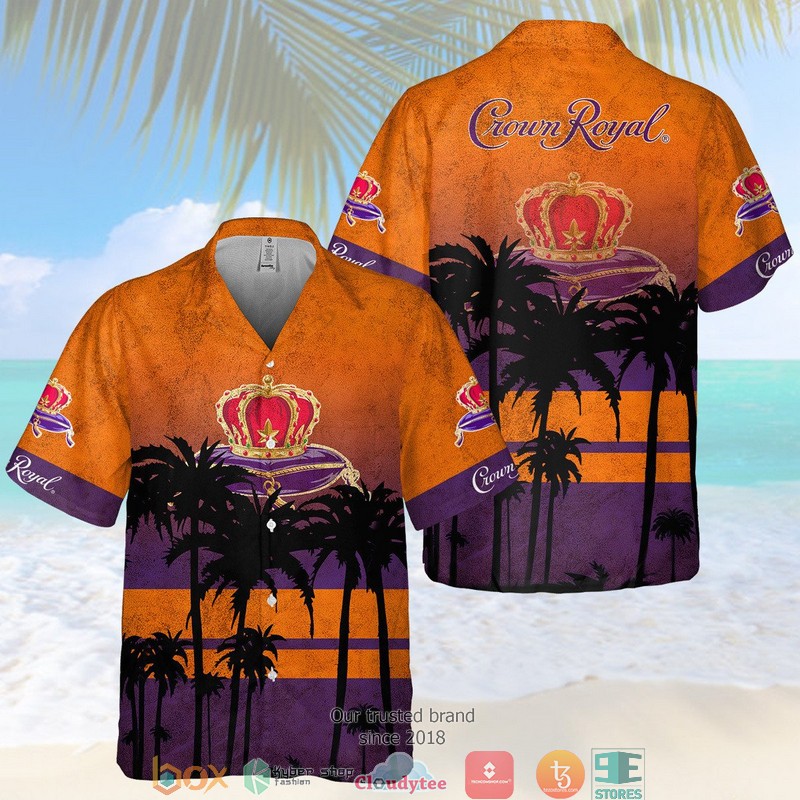 Crown Royal Sunset island Hawaiian Shirt