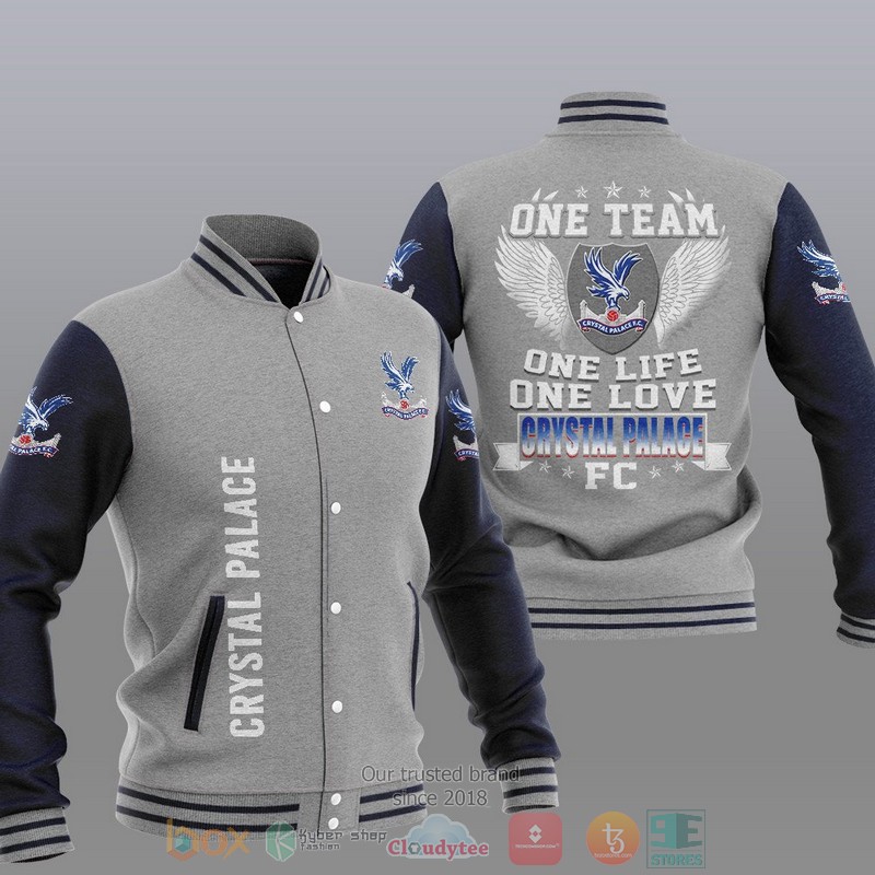 Crystal Palace One Team One Life One Love Baseball Jacket 1 2 3