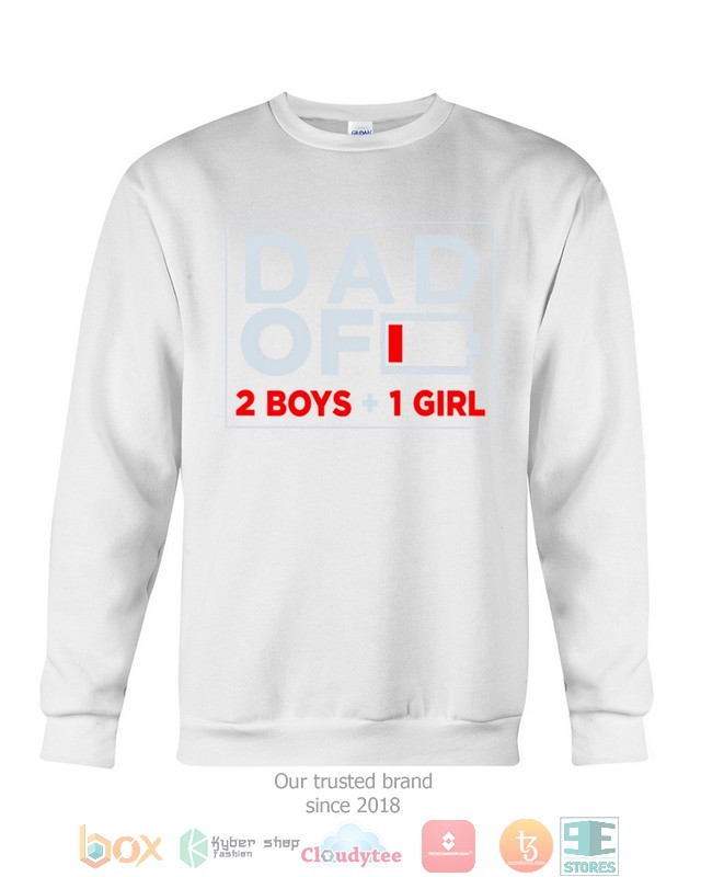 Dad of 2 Boys 1 Girl Low battery shirt, hoodie 7 Dad of 2 Boys 1 Girl Low battery shirt hoodie 1 2 3 4 5 6