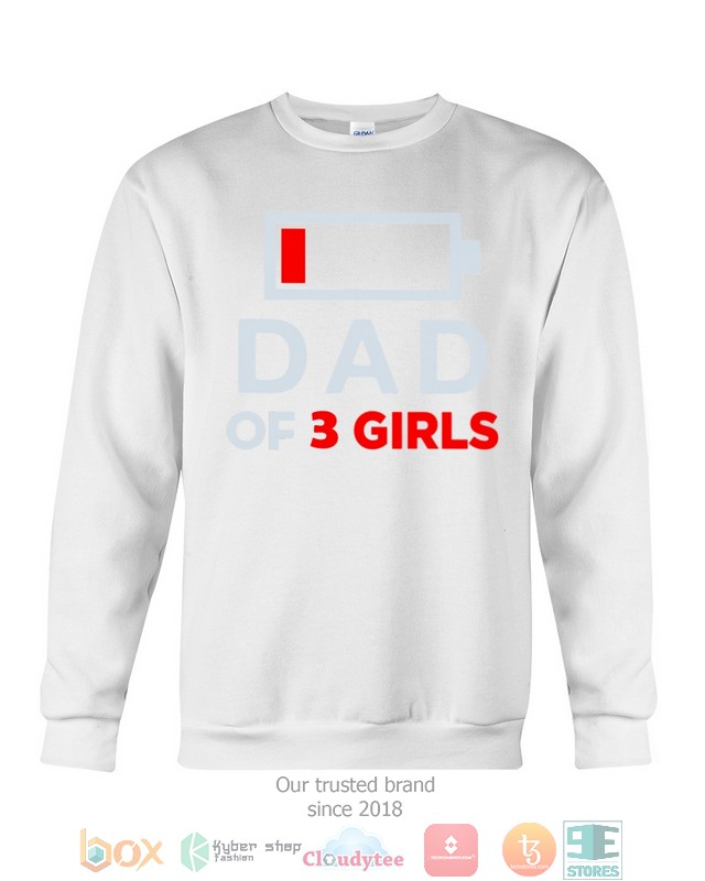 Dad of 3 Girls Low battery shirt, hoodie 7 Dad of 3 Girls Low battery shirt hoodie 1 2 3 4 5 6