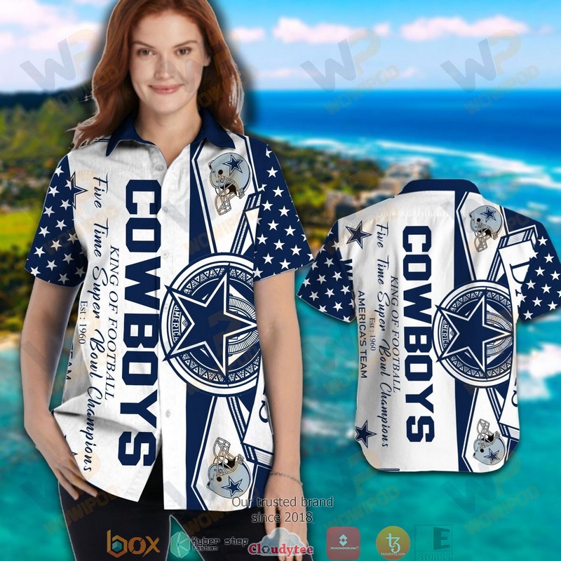 Dallas Cowboys King of football Hawaiian Shirt 1