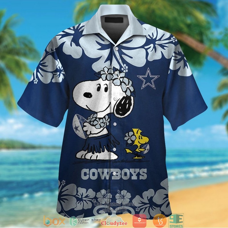Dallas Cowboys Snoopy Dance Hawaiian Shirt short