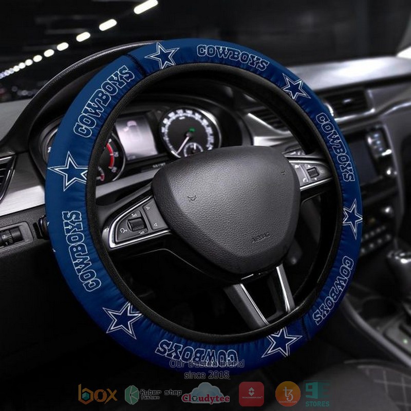 Dallas Cowboys steering wheel cover