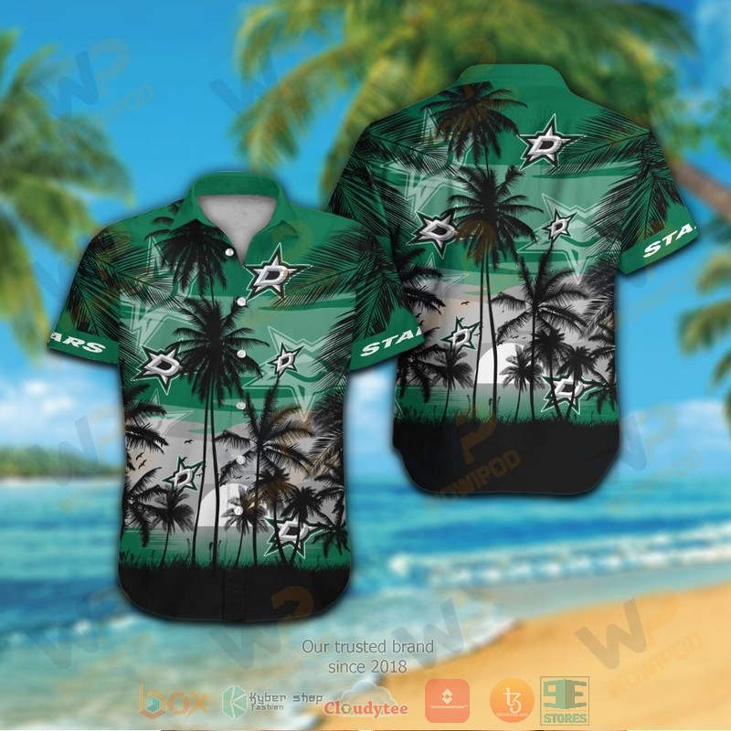 HOT Dallas Stars Hawaiian Shirt and shorts 12 Dallas Stars Hawaiian Shirt and shorts