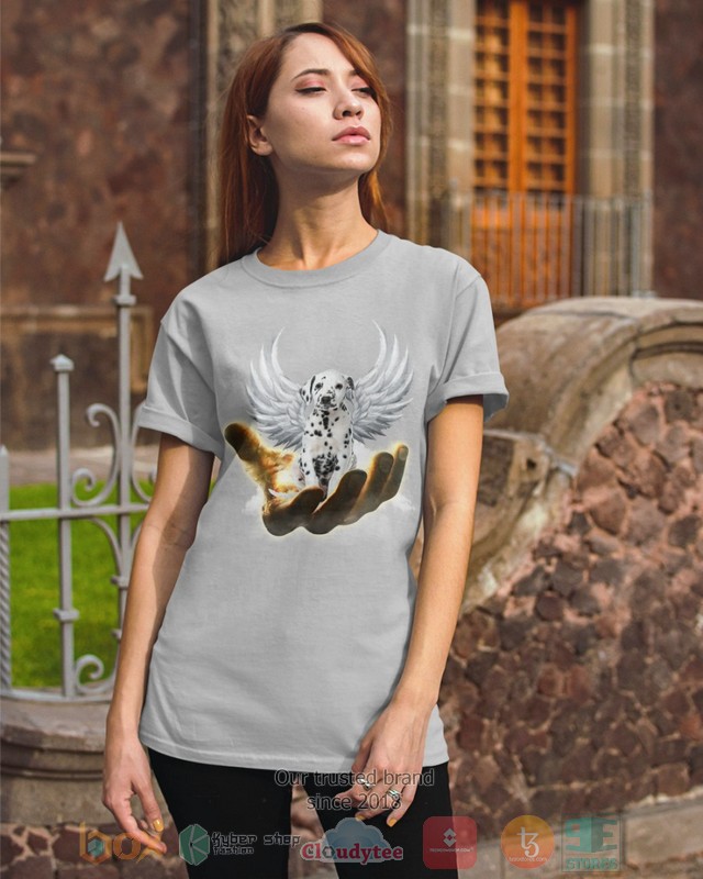 HOT Dalmatian Golden Hand Heaven Wings 2D shirt, hoodie 3 Dalmatian Golden Hand Heaven Wings 2D shirt hoodie 1 2