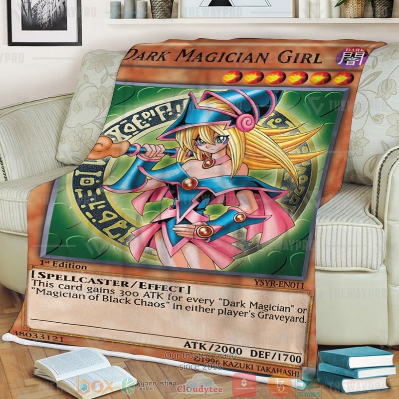 Dark Magician Girl Soft Blanket 19 Dark Magician Girl Soft Blanket 1 2