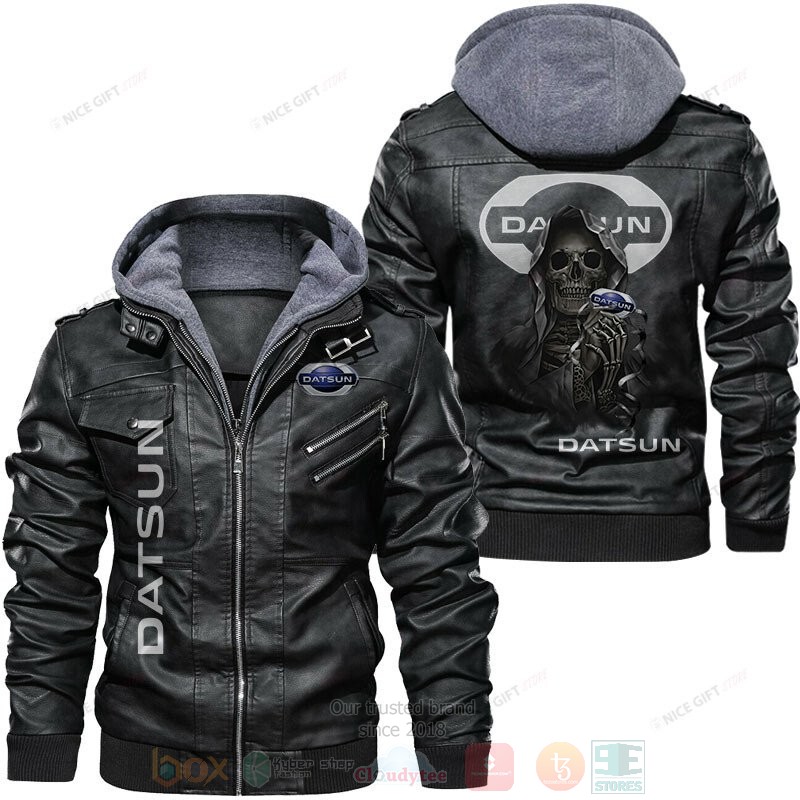 Datsun Skull Leather Jacket