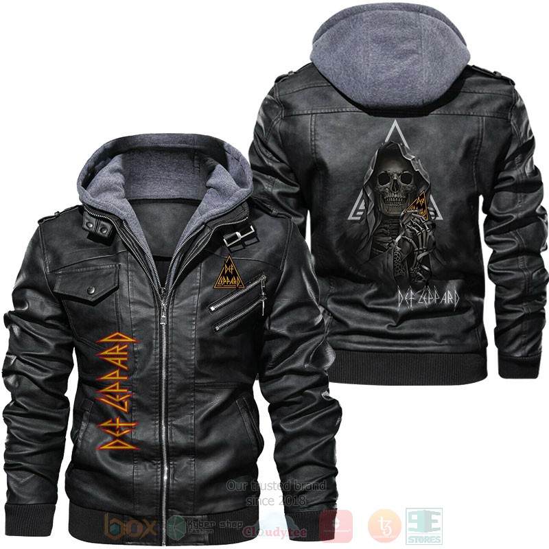 Def Leppard Skull Leather Jacket