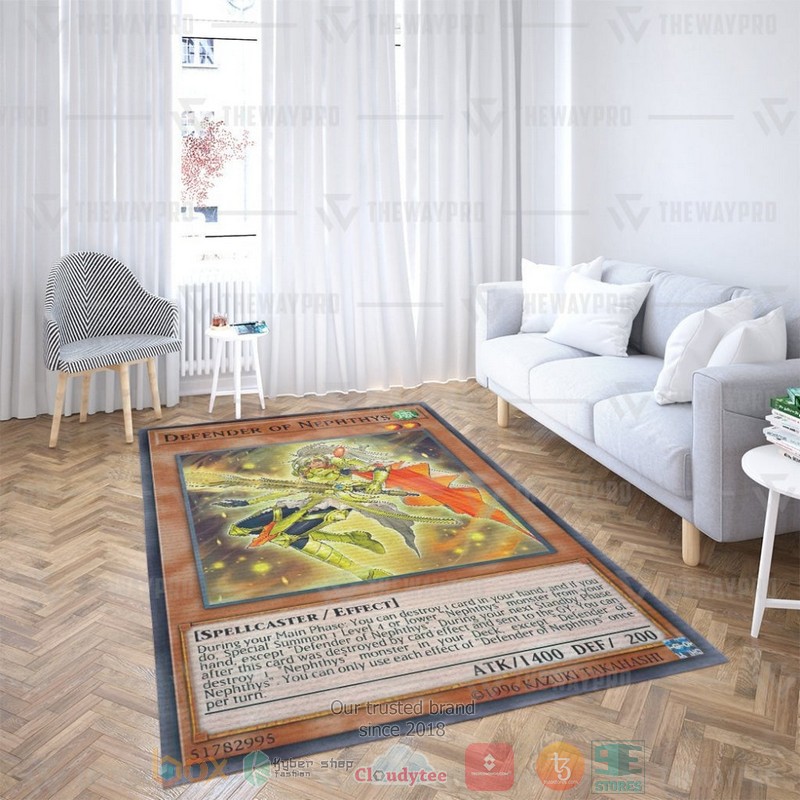 HOT Defender Of Nephthys Rectangle Rug Carpet 3 Defender Of Nephthys Rectangle Rug 1 2