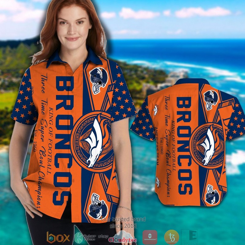 Denver Broncos King of football Hawaiian Shirt 1