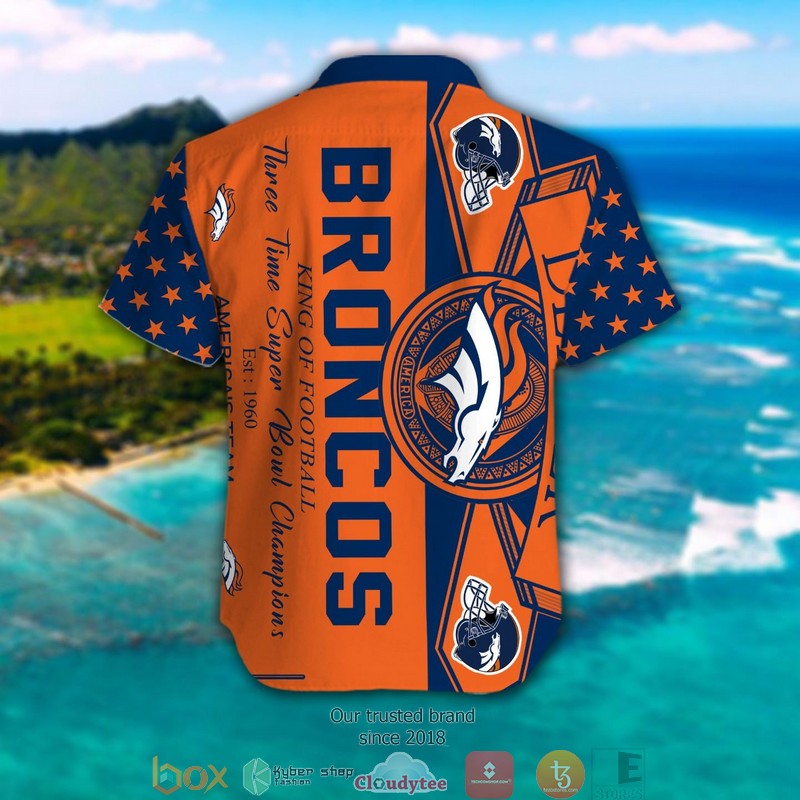 Denver Broncos King of football Hawaiian Shirt 5 Denver Broncos King of football Hawaiian Shirt 1 2 3 4