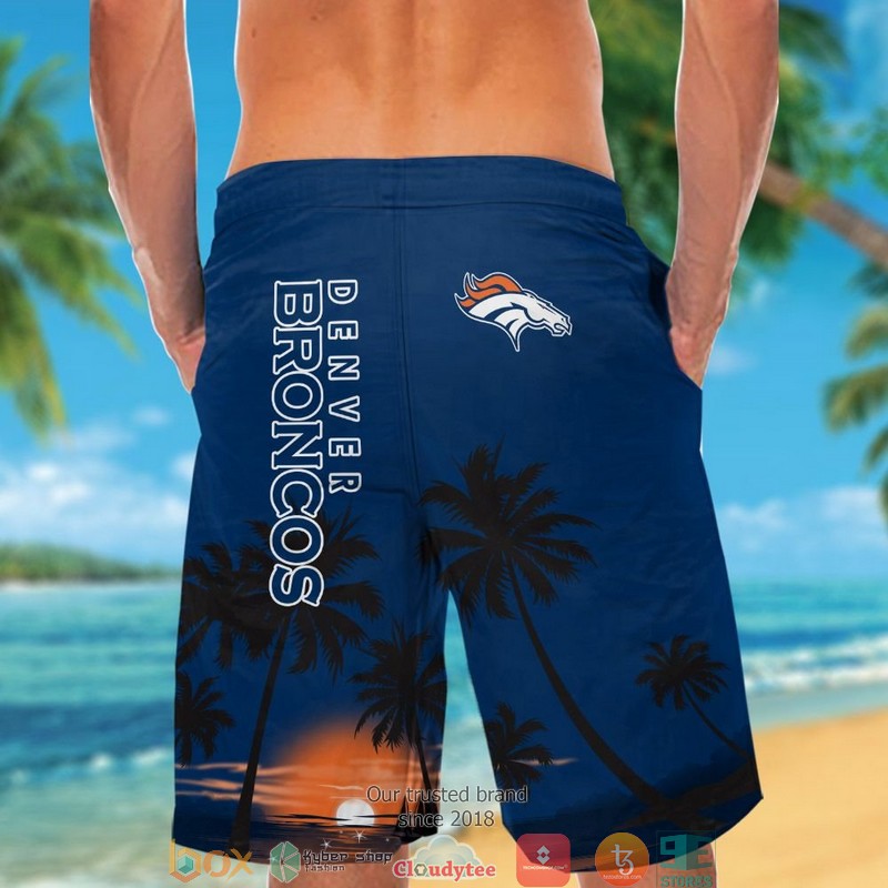 Denver Broncos coconut island night moon Hawaiian Shirt, short 6 Denver Broncos coconut island night moon Hawaiian Shirt short 1 2 3 4 5
