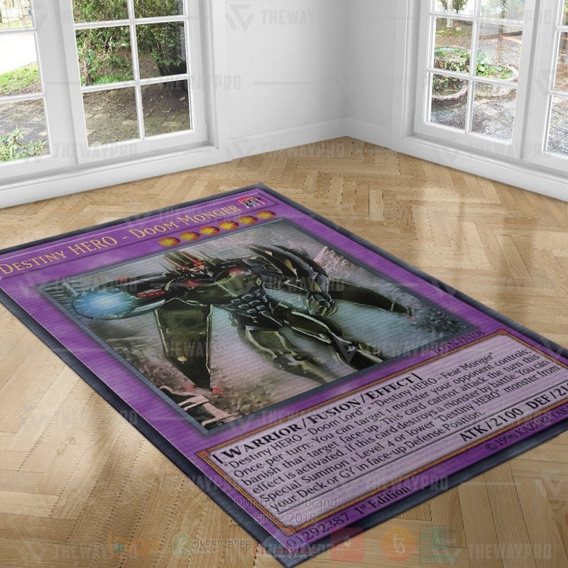 BEST Destiny Hero-Doom Monger Luxury Rugs 3 Destiny Hero Doom Monger Custom Rug 1 2