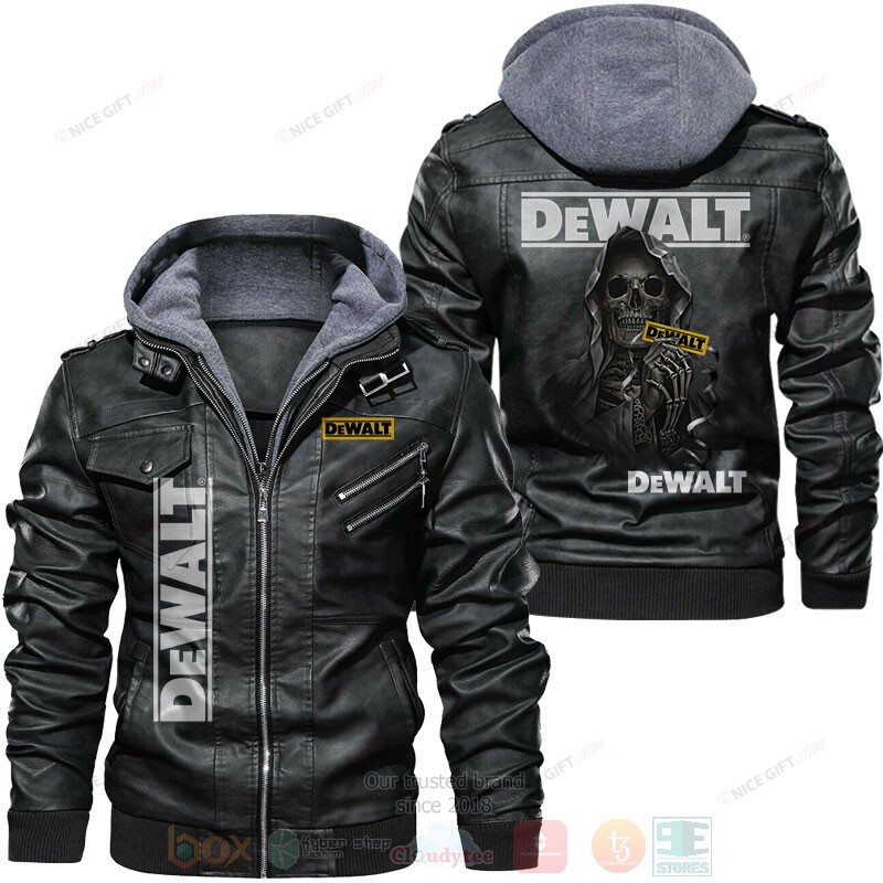 Dewalt Skull Leather Jacket