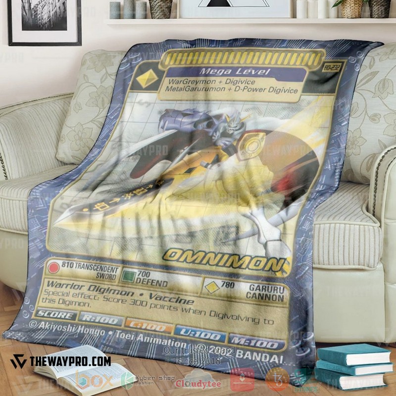 Digimon Omnimon Soft Blanket