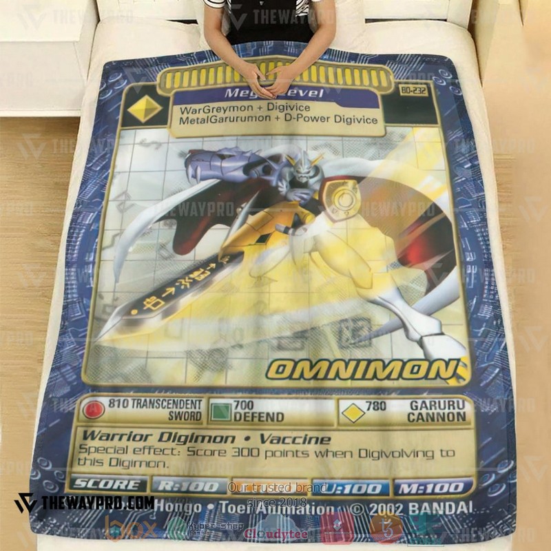 Digimon Omnimon Soft Blanket 1