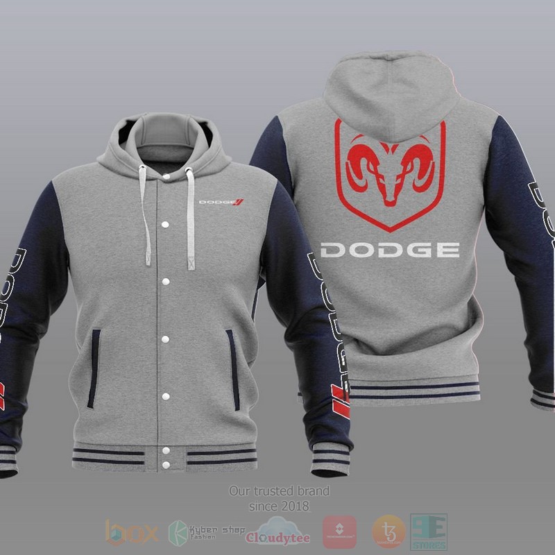 Dodge Car Baseball Jacket Hoodie 1