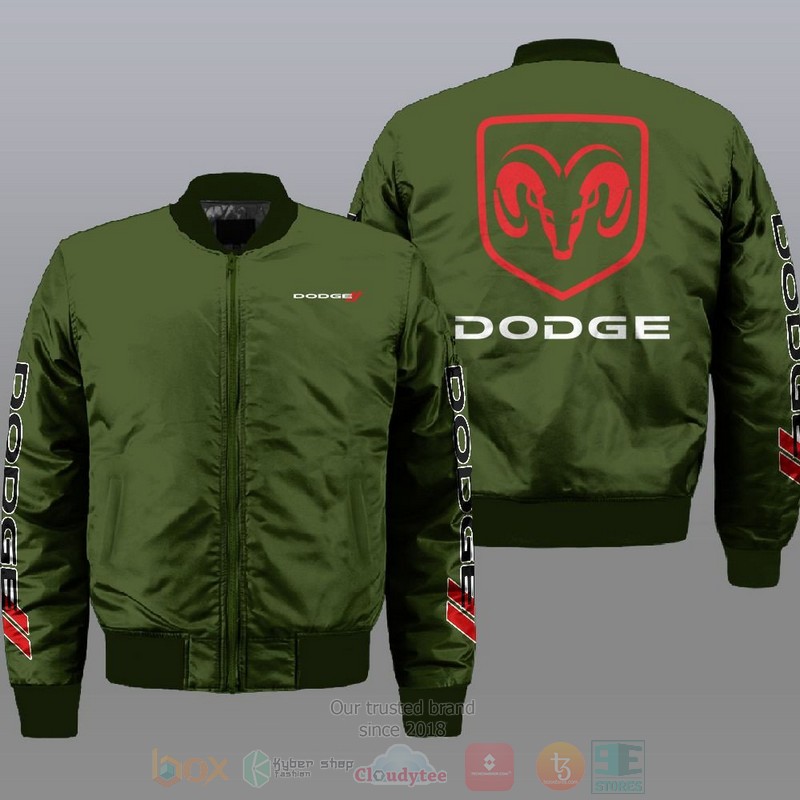 NEW Dodge Car 3D Bomber Jacket 3 Dodge Car Bomber Jacket 1 2