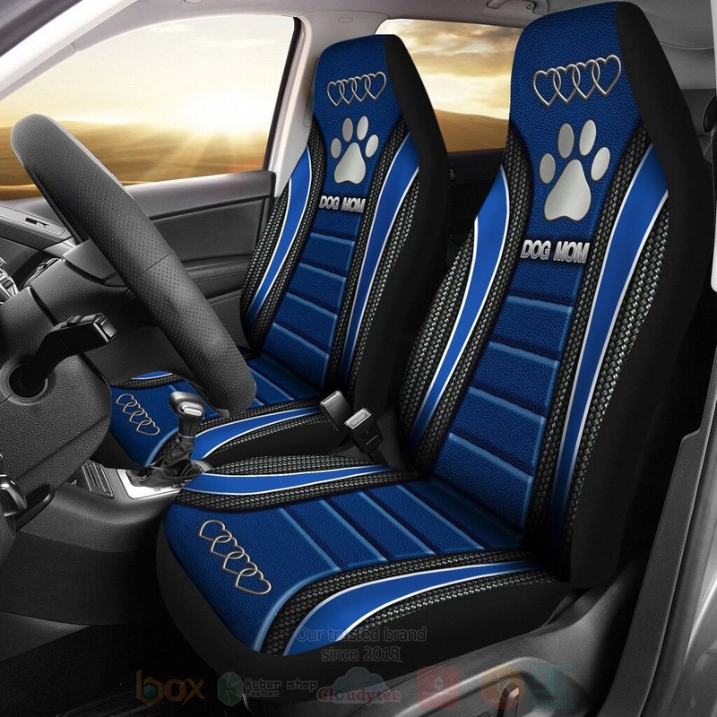 BEST Dog Mon and Heart 3D Car Seat Covers 6 Dog Mon and Heart Car Seat Covers