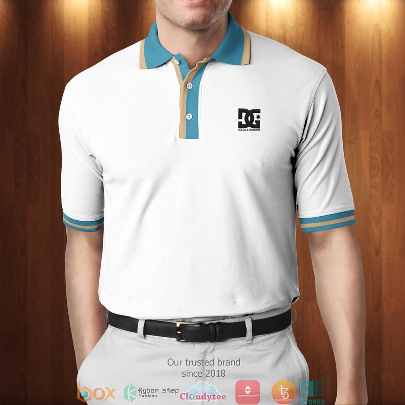 Dolce Gabbana white Polo Shirt