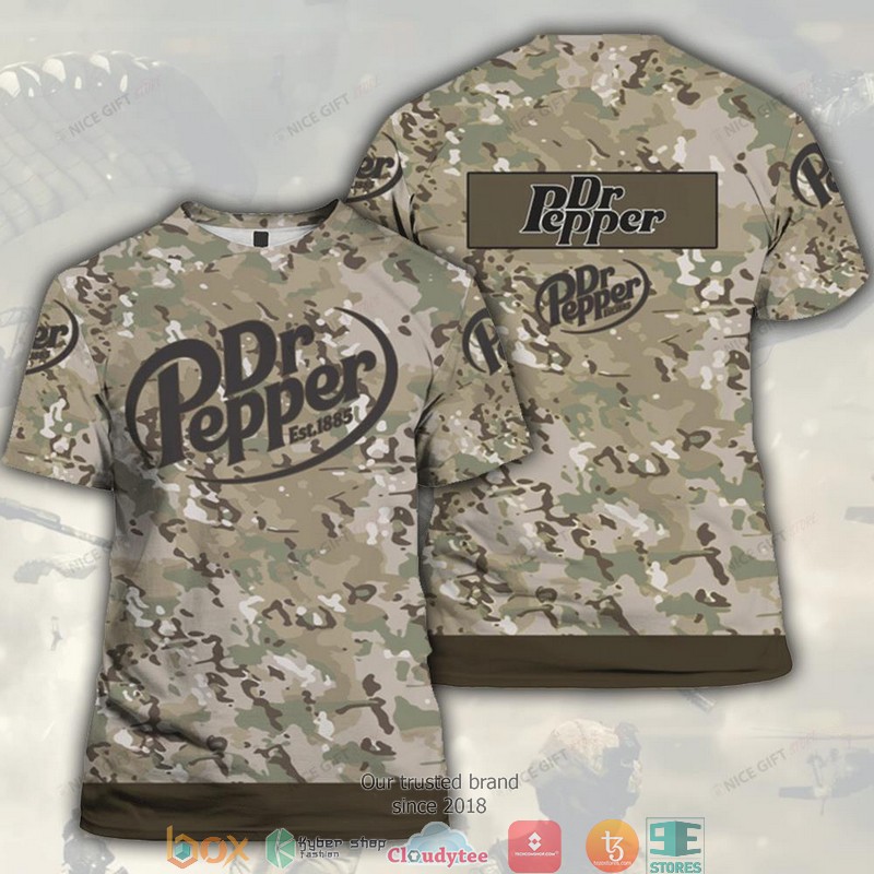 Dr Pepper Camouflage 3D T shirt