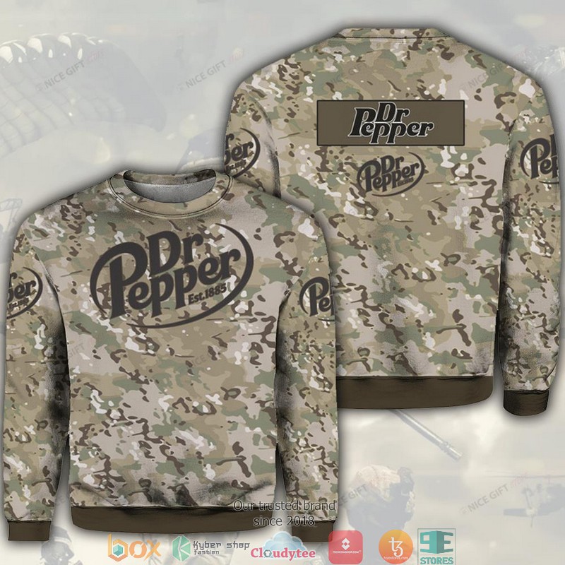Dr Pepper Camouflage Crewneck Sweatshirt