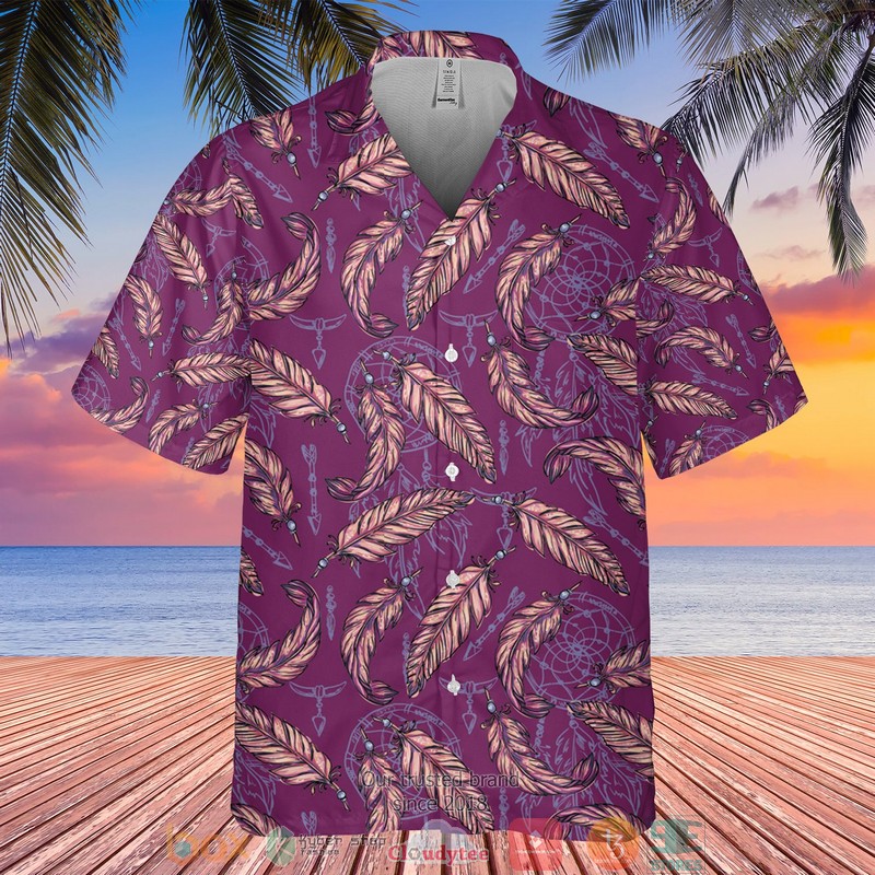 Dreamcatcher purple Hawaiian Shirt