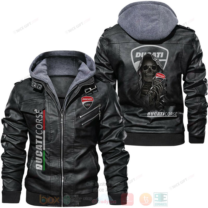 Ducati Skull Leather Jacket