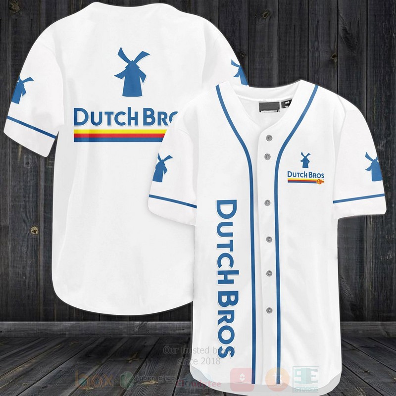 BEST Dutch Bros Coffee AOP Baseball Jersey 3 Dutch Bros Coffee Baseball Jersey Shirt