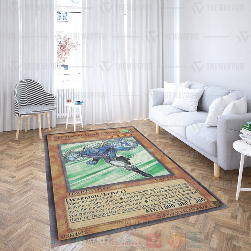 Elemental Hero Stratos Custom Rug