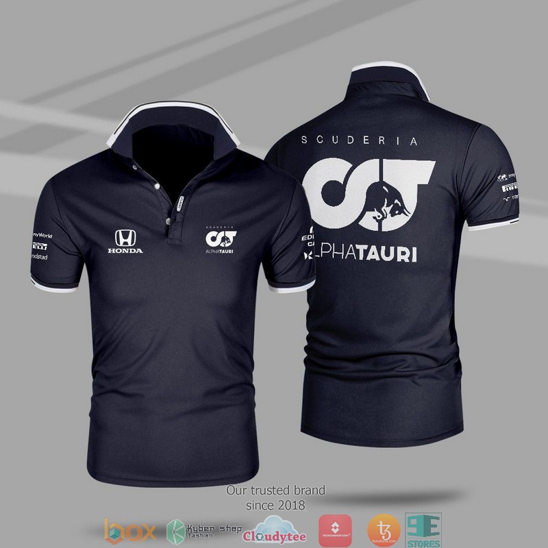F1 Team Alphatauri Racing Polo Shirt 5 F1 Team Alphatauri Racing Polo Shirt 1 2 3 4
