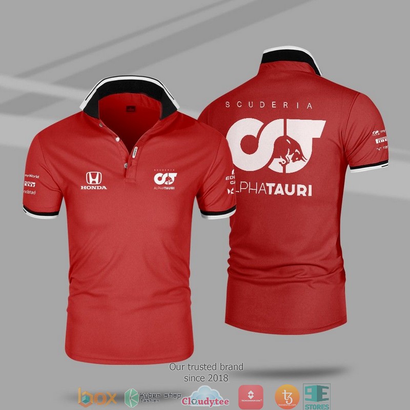 F1 Team Alphatauri Racing Polo Shirt 6 F1 Team Alphatauri Racing Polo Shirt 1 2 3 4 5